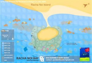 Racha Islands Diving Racha Noi Bay Dive Map